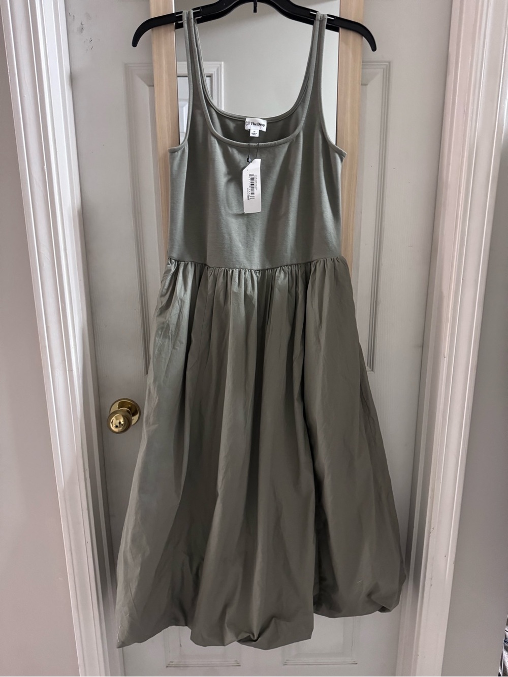 The drop nwt midi bubble hem dress